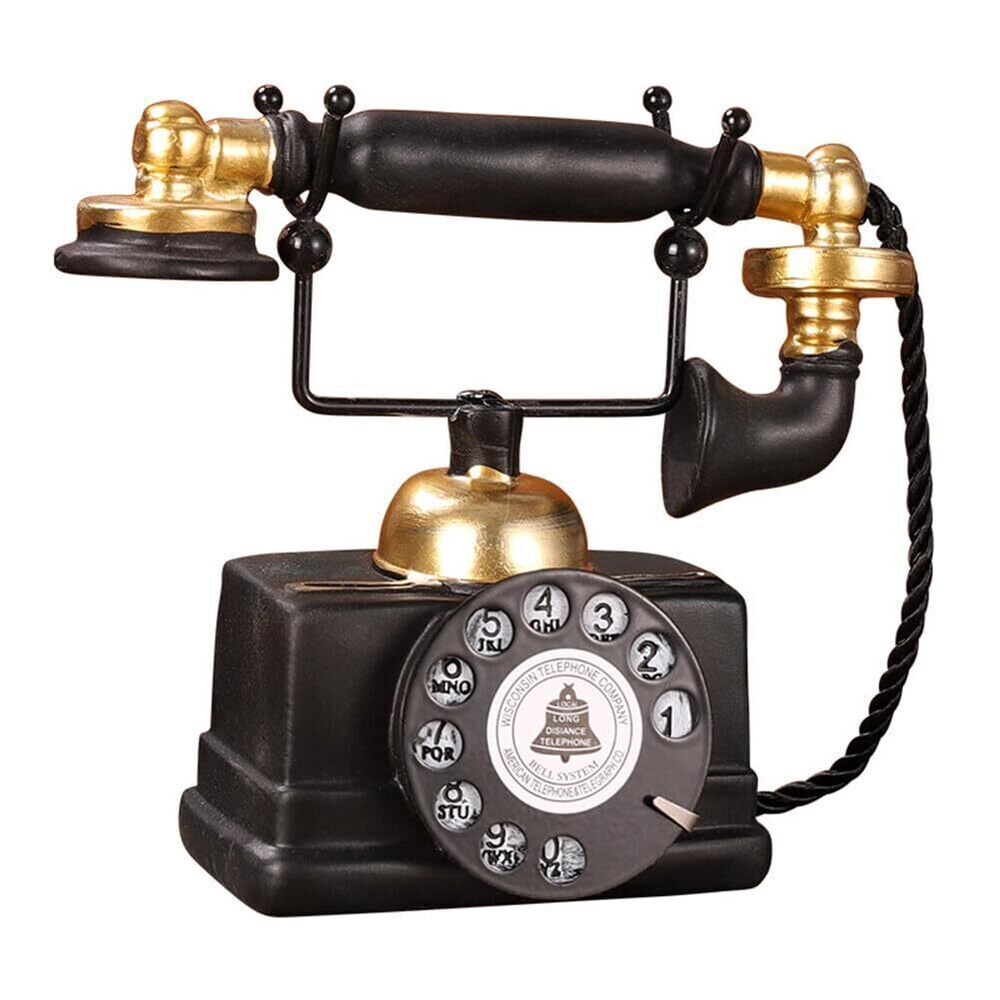 4642 Retro Vintage Antique Style Corded Rotary Dial Desk Dialing Telephone
